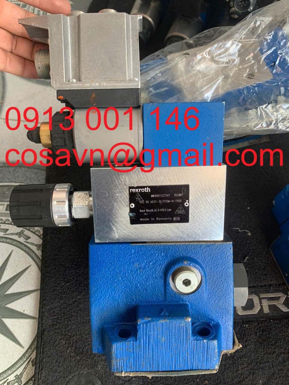 Bosch Rexroth Van thủy lực Bosch Rexroth HS2 06 A637-3X/DTDM-H-TVDO HS2 06 A637-3X/DTDM-H-TVDO